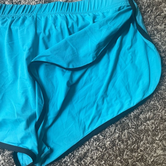 Mens Small Gregg Homme Yoga Splits Shorts; NWT, Aqua - Picture 6 of 9